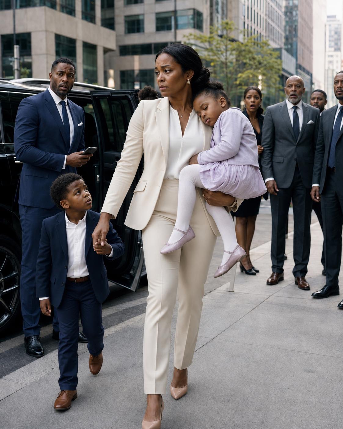 Five minutes after signing the divorce papers, my ex rushed off to celebrate her lover’s baby at a luxury clinic… while I was taking our children out of the country…