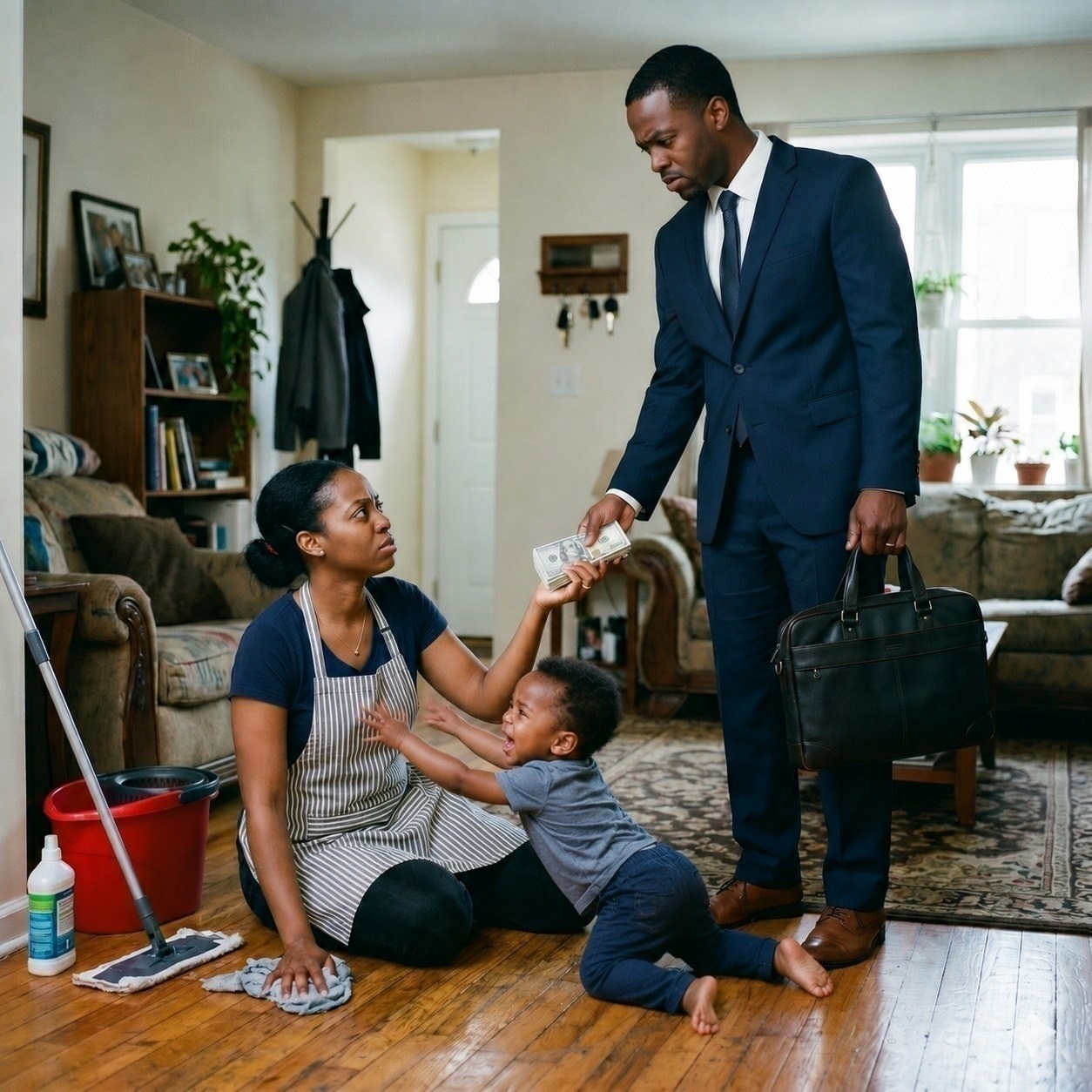PART 2: My husband gave me money every week to pay the cleaning lady