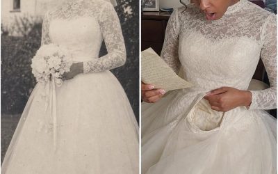 I WORE MY GRANDMOTHER’S WEDDING DRESS IN HER HONOR — WHILE ALTERING IT, I FOUND A HIDDEN NOTE THAT REVEALED SOMETHING I NEVER EXPECTED ABOUT MY PARENTS.
