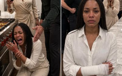 My husband deliberately pushed my hand onto the hot stove because the steak was “overcooked.” As I collapsed in agony, my mother-in-law stepped over me to grab the wine, laughing, “She needs to