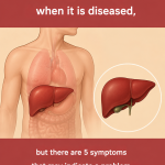 “The liver does not cause pain when it is diseased, but there are 5 symptoms that may indicate a problem.”