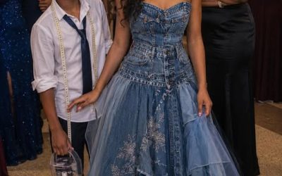 My Stepmom Refused to Give Me Money for a Prom Dress – My Brother Sewed One from Our Late Mom’s Jeans Collection, and What Happened Next Made Her Jaw Drop