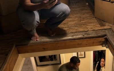 My sister called me at midnight and whispered, “Turn off every light. Go to the attic. Don’t tell your husband.” I thought she was losing her mind — until I looked through the floorboards….