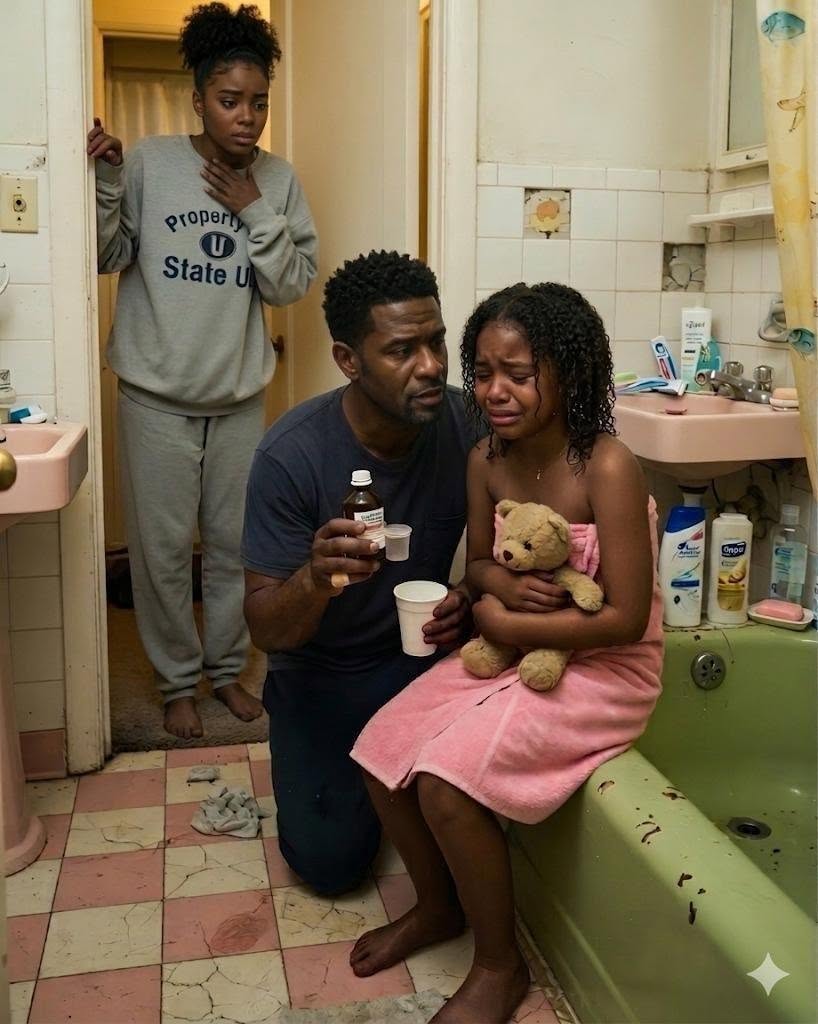 My five-year-old daughter always bathed with my husband. They would stay in there for more than an hour every night. When I finally asked her what part1