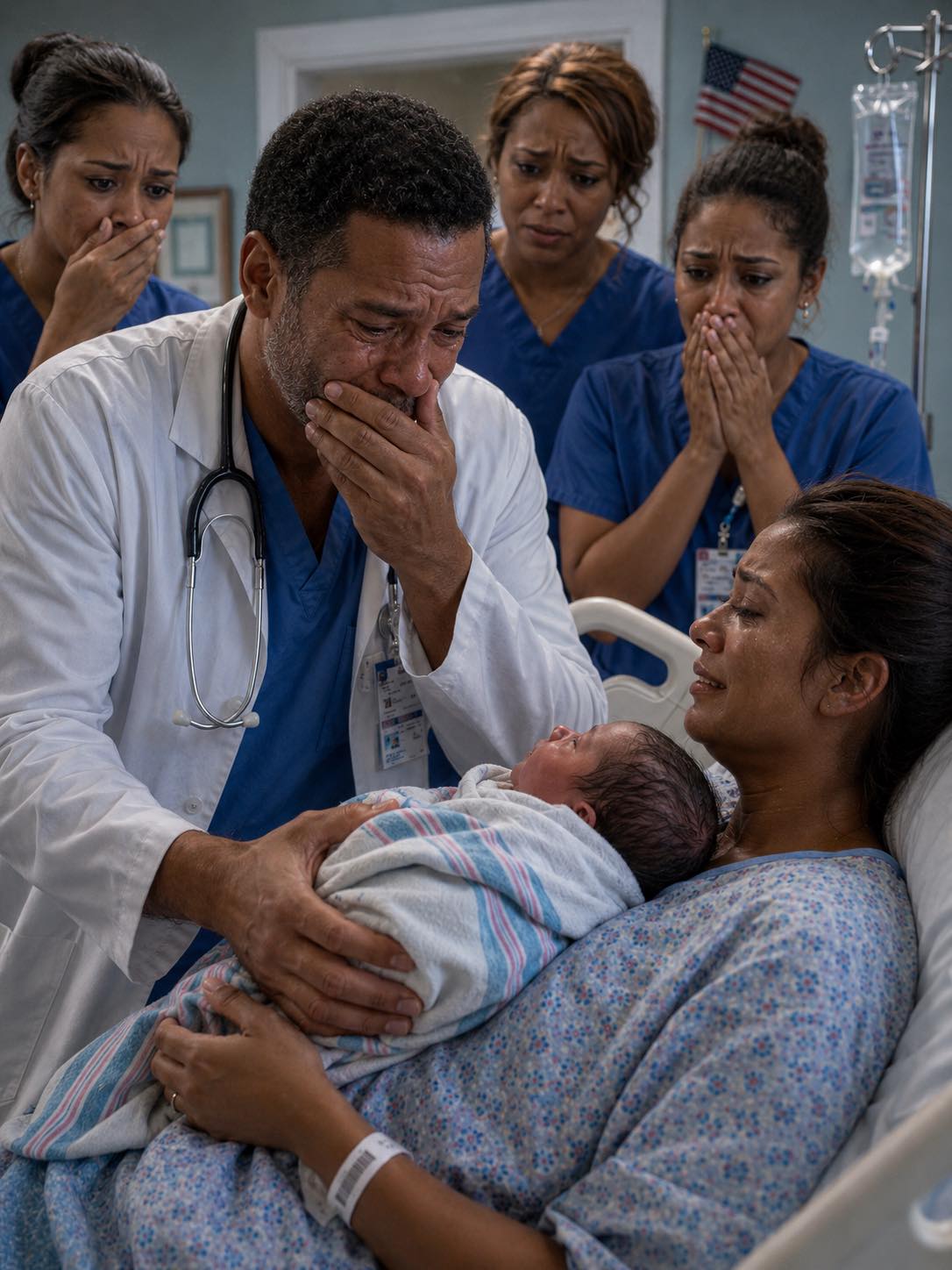 She Arrived At The Hospital To Deliver Her Baby, But The Doctor Broke Down In Tears The Moment He Saw The Newborn…