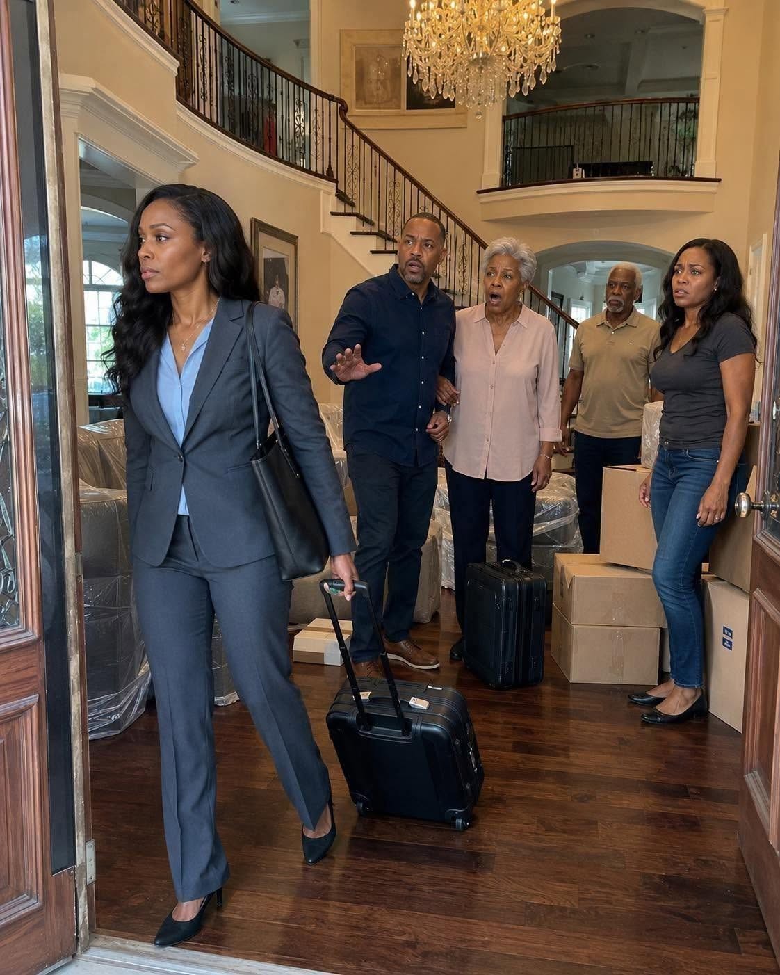 Just after I bought a luxury house, my husband suddenly announced his parents and divorced sister were moving in with us. When I refused, he snapped, “This house is mine—you bought it with my money. Object again, and I’ll kick you out!” But when yas he showed up at the mansion pose with them, they froze at what they saw…yaas