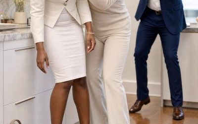 My mother-in-law tore my dress to humiliate me in my own kitchen; the next day, her son lost his job, the house, and the keys.