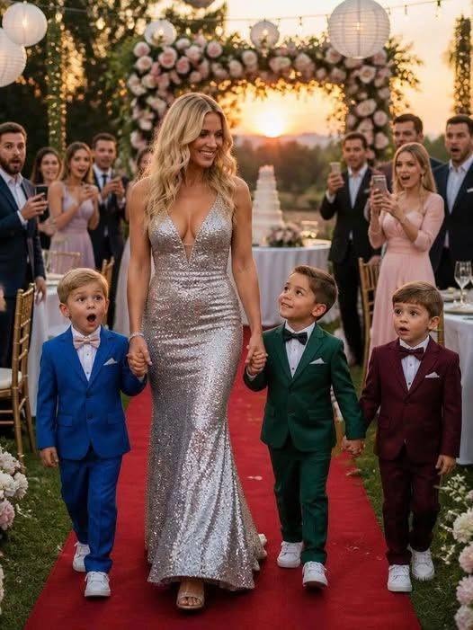 I took my 4-year-old triplets to my millionaire ex-husband’s wedding and his family’s reaction was chilling.