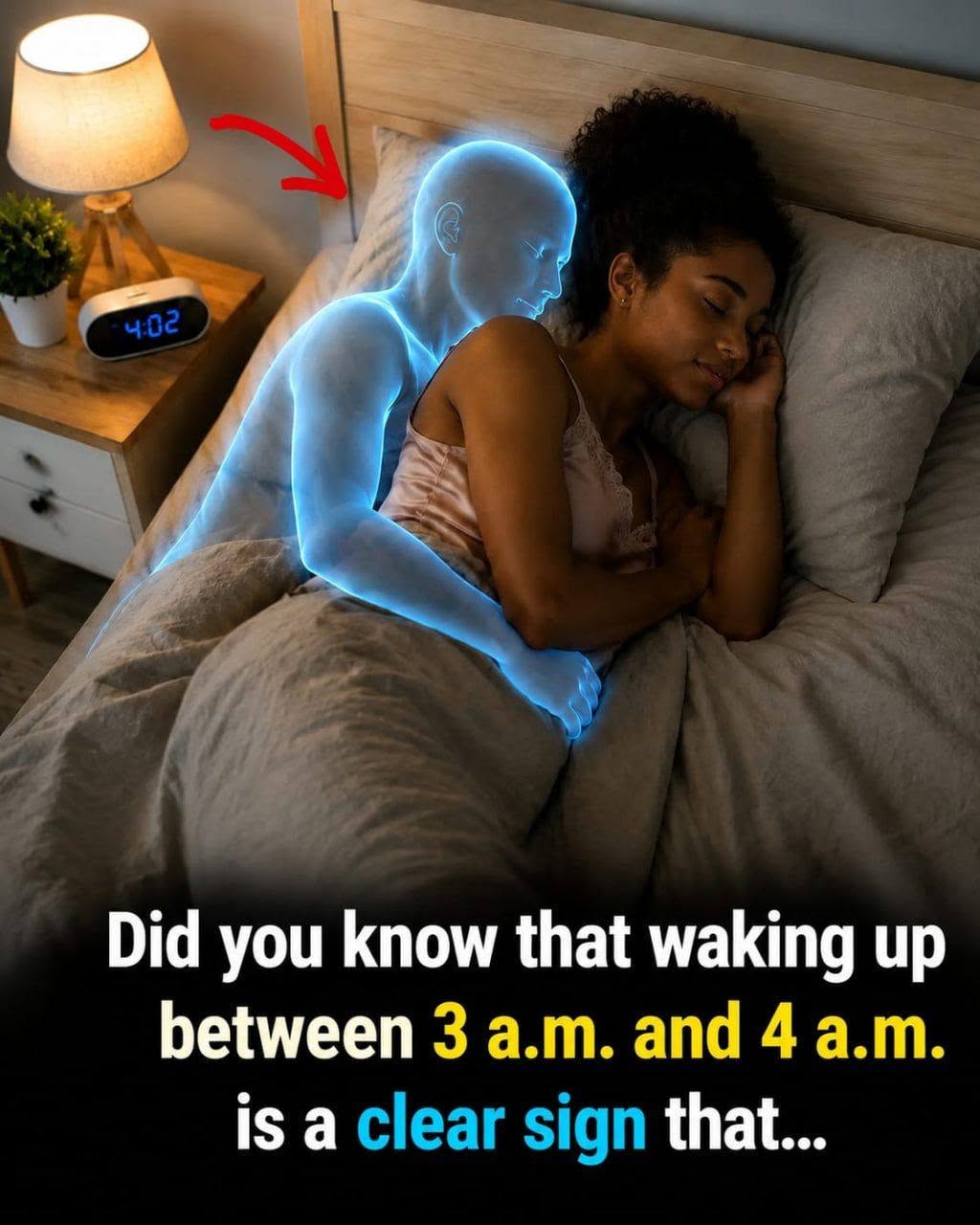 Did you know that waking up at 3 or 4 in the morning is a clear sign of..