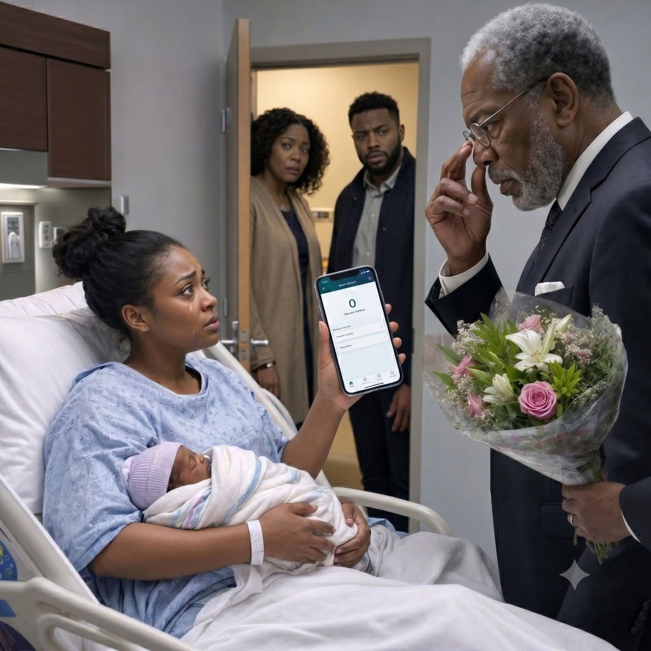 When my grandfather qelech entered the room after I gave birth,A his first words were: