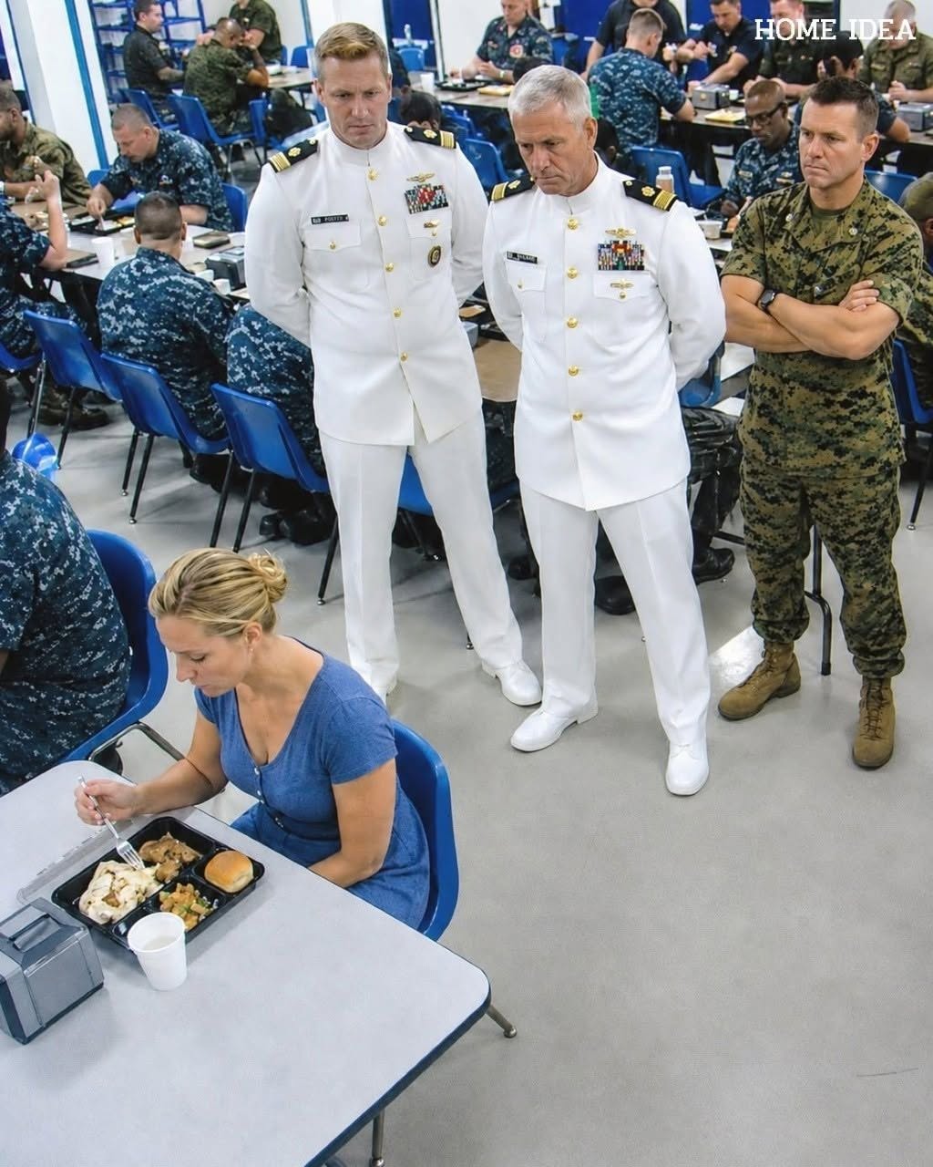 She calmly ate her lunch while a loudmouth Captain threatened to kick her off the military base. He thought her silence meant she was intimidated by his rank, but he didn’t know that she was a decorated war hero about to teach him a brutal lesson in respect.