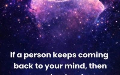 When Someone Keeps Appearing in Your Thoughts