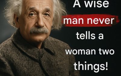 Albert Einstein: What a wise man never says to a woman