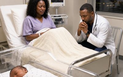 She came to the hospital to give birth, but the moment the doctor saw the baby, he broke down in tears.