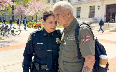 😮 I removed the handcuffs from a prisoner and recognized the tattoo of my dead father. He died in Vietnam three months before I was born; I never knew him. 💔 And this 67-year-old man, accused of stealing medicine from a pharmacy, had the same military badge on his arm that my mother has had framed in the living room for forty-eight years.
