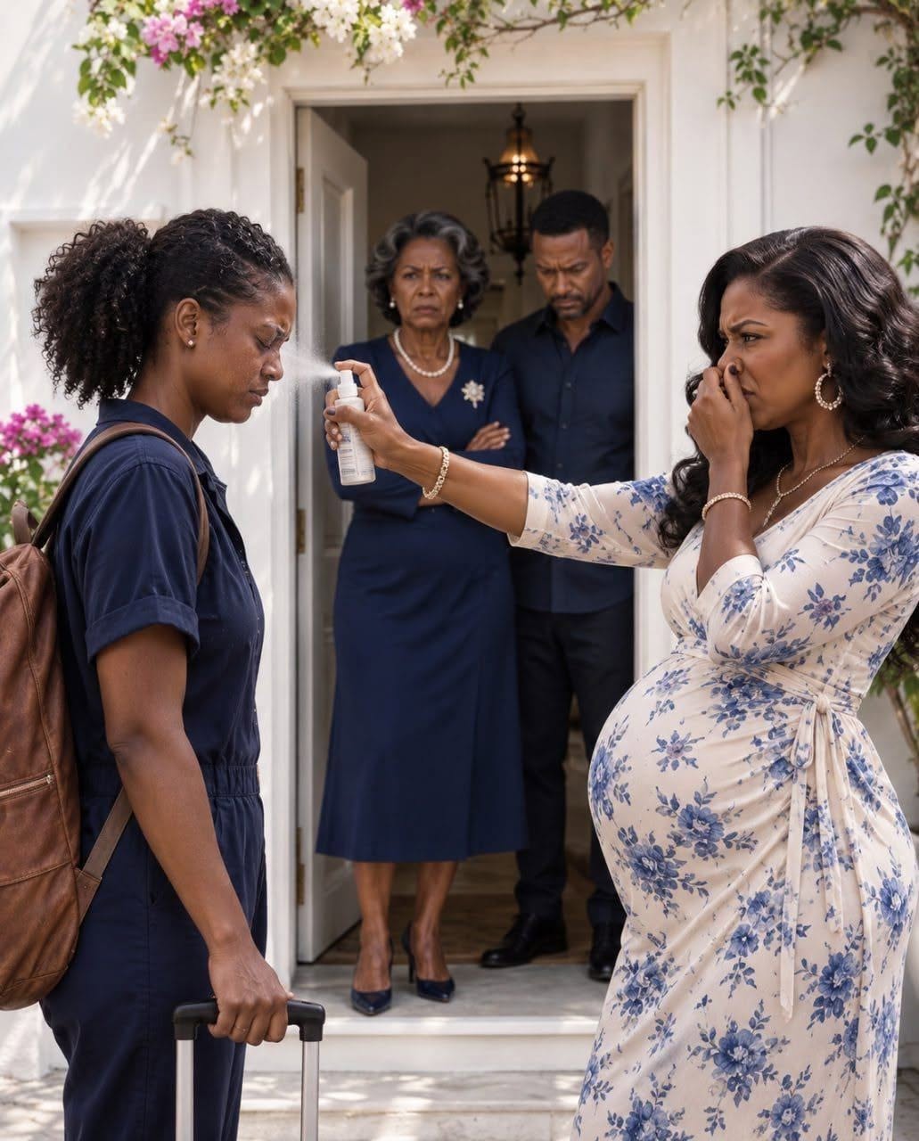 I thought my mother would cry when she saw me free, but she allowed my sister-in-law to humiliate me with alcohol and say, “Bad luck doesn’t enter here”; I didn’t respond, I just looked at my em