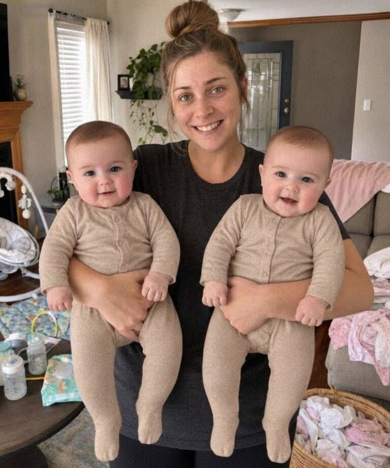 My Husband Left Me Alone with Our Six-Month-Old Twins While He Went on Vacation – When He Came Back, He Froze in the Doorway