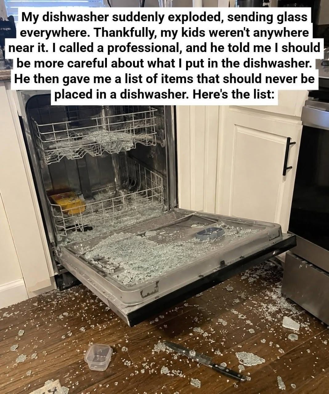 **8 Things You Absolutely Should Not Put in a Dishwasher **(And Why)