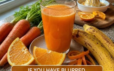 Natural juice to improve vision and care for the eyes
