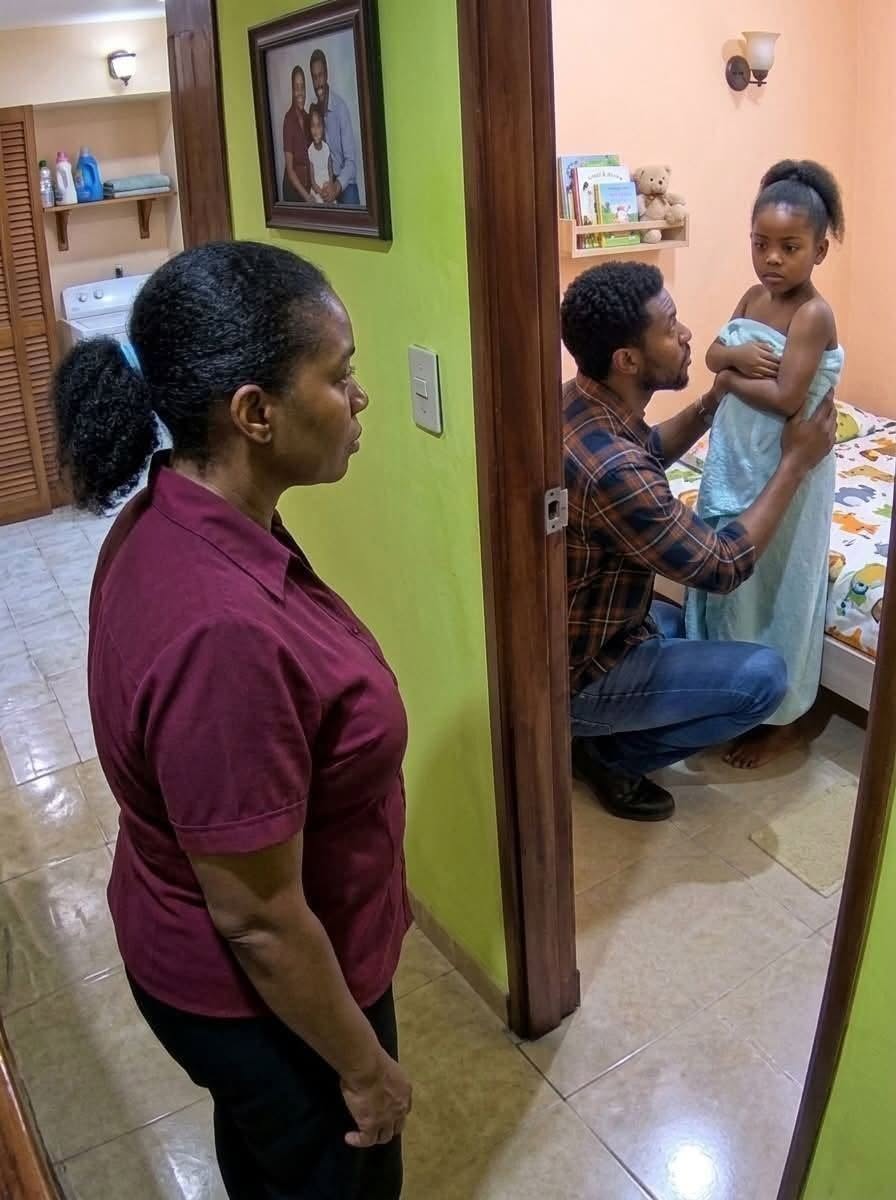 My daughter always remained silent whenever her stepfather bathed her… until one day I arrived home earlier than usual P2