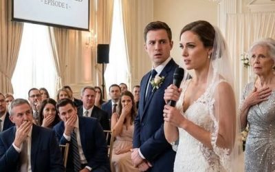 An hour before the wedding, I overheard my fiancé whispering to his mother, “I don’t care about her – I only want her money.” I wiped away my tears, walked up to the altar, and instead of saying “I do,” I said something that made my mother-in-law clutch her chest right there in the hall…